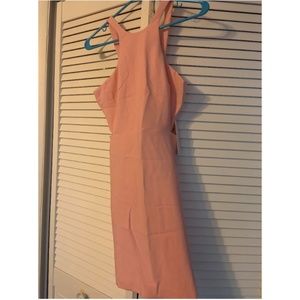 Pink Cutout Dress